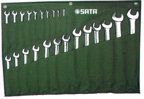 SATA 09027 COMBINATION WRENCH SET 23PC, 6MM-32MM, METRIC, 7KG,