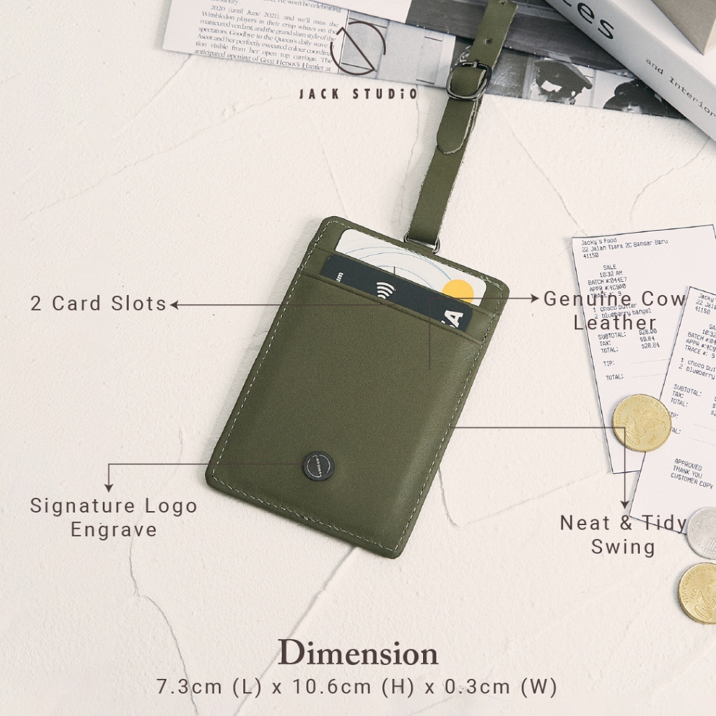 PU Leatherette accesss card holder