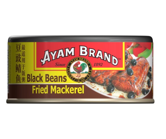 Ayam Brand Fried Mackerel with Black Beans 150g