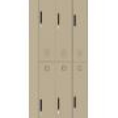 SANYON Storage Furniture Steel Lockers for Change Room in Double Tiers and 6 Doors, with Hanging Rod, with Shelf, W900mm Width-SYML-306