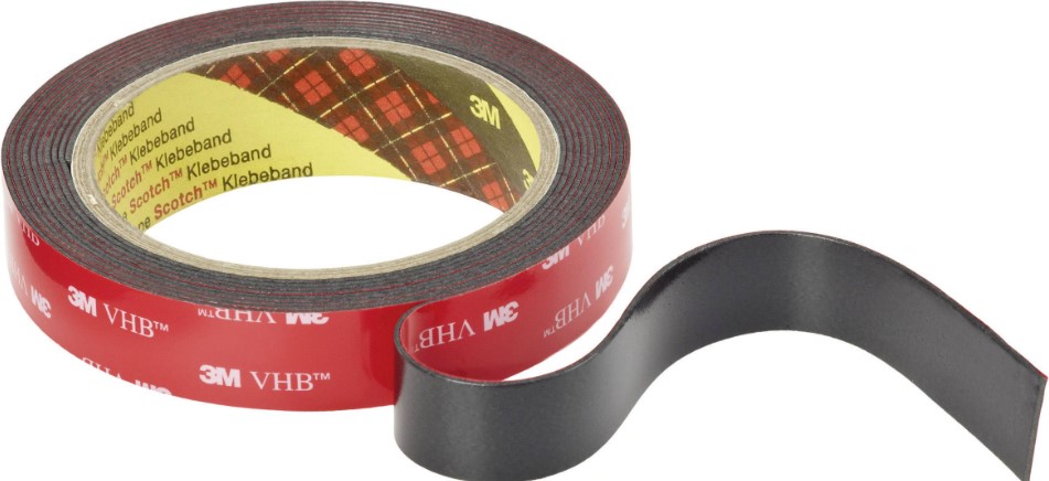 ''3M'' DOUBLE SIDE ACRYLIC TAPE -24MM X 10YDS -GREY -MODEL: 4229G