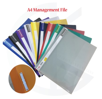 Management File 807A               Coloured Plastic Management File Folder