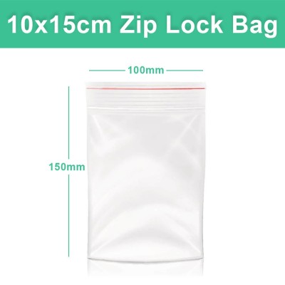 [WM EAST COAST] ZIP LOCK BAG - 10 CM X 15 CM [100pcs pack]