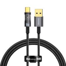 Baseus CB000026 100W USB Type C Cable Fast  Charging Wire USB-A to USB-C Charger Data Cord