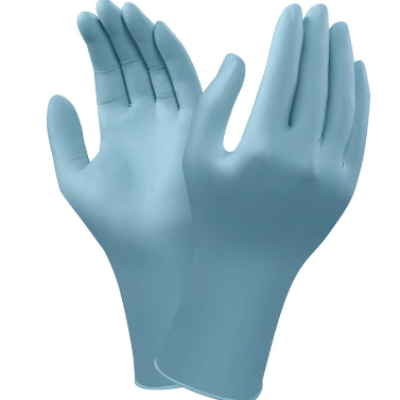 ANSELL 92670090, BLUE nitrile gloves for chemical splash protection, 240 mm length, size LARGE, powder-free (100pcs)
