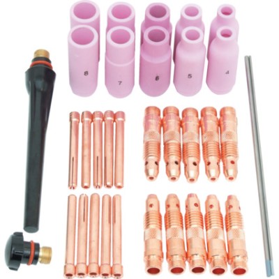 Kennedy 34pc AC DC TIG Welding Spares Kit - KEN8853400K