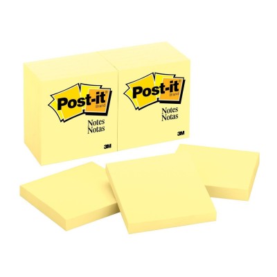 POST IT PAD  3x3 Inch Yellow