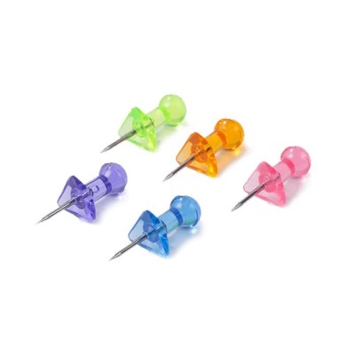 PUSH PIN- DELI 0030 TRANSPARENT 100'S