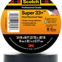 3M 33 SCOTCH Vinyl Electrical Tape 19mm x 20M PVC Black